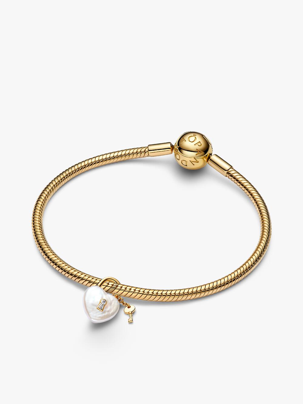 Treated Freshwater Cultured Baroque Pearl Peas in a Pod Dangle Charm
